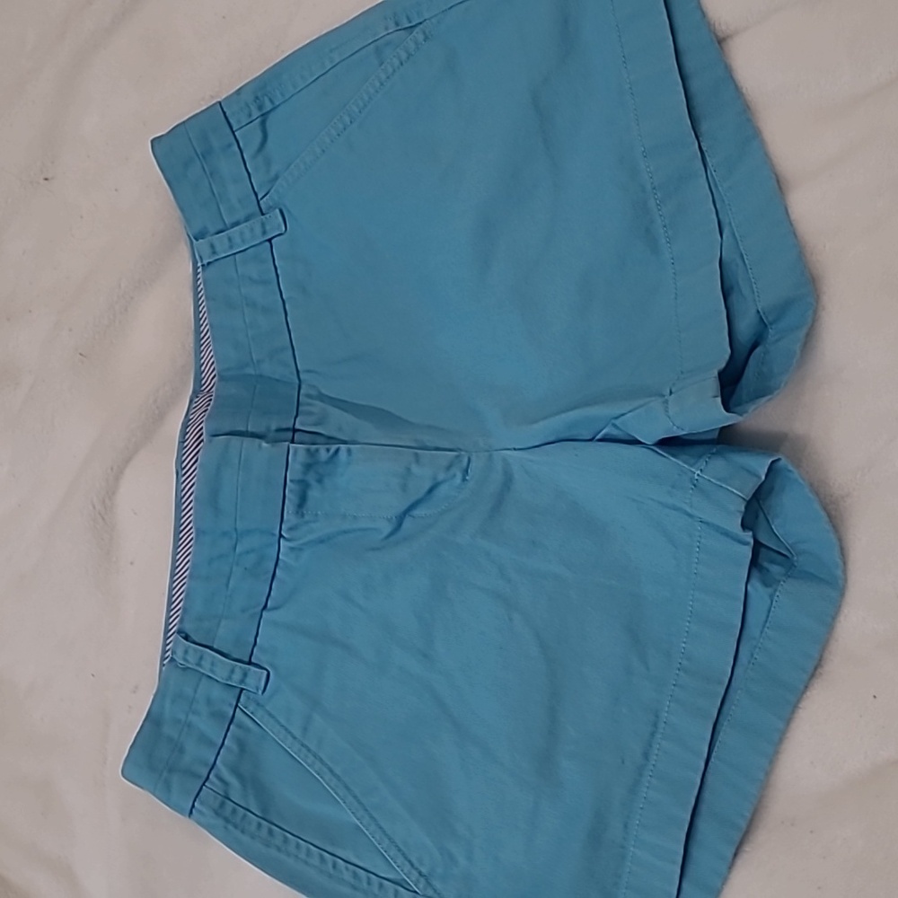 JCrew women's blue chino shorts size 4